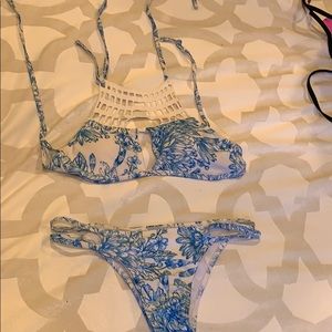 Two piece bathing suit